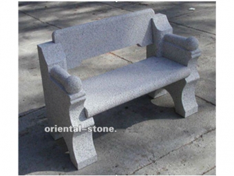 серый гранитный камень сад украшения уличная мебель скамейке 